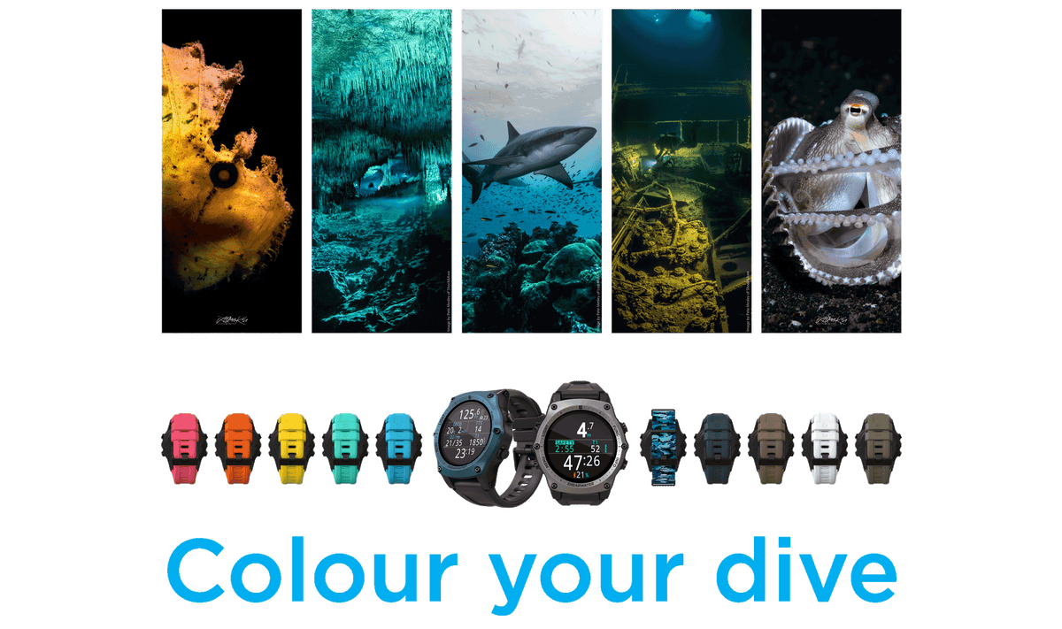 Colour Diving Code Colour Your Dive with New Teric Bezel and Wrist Strap Colours ...