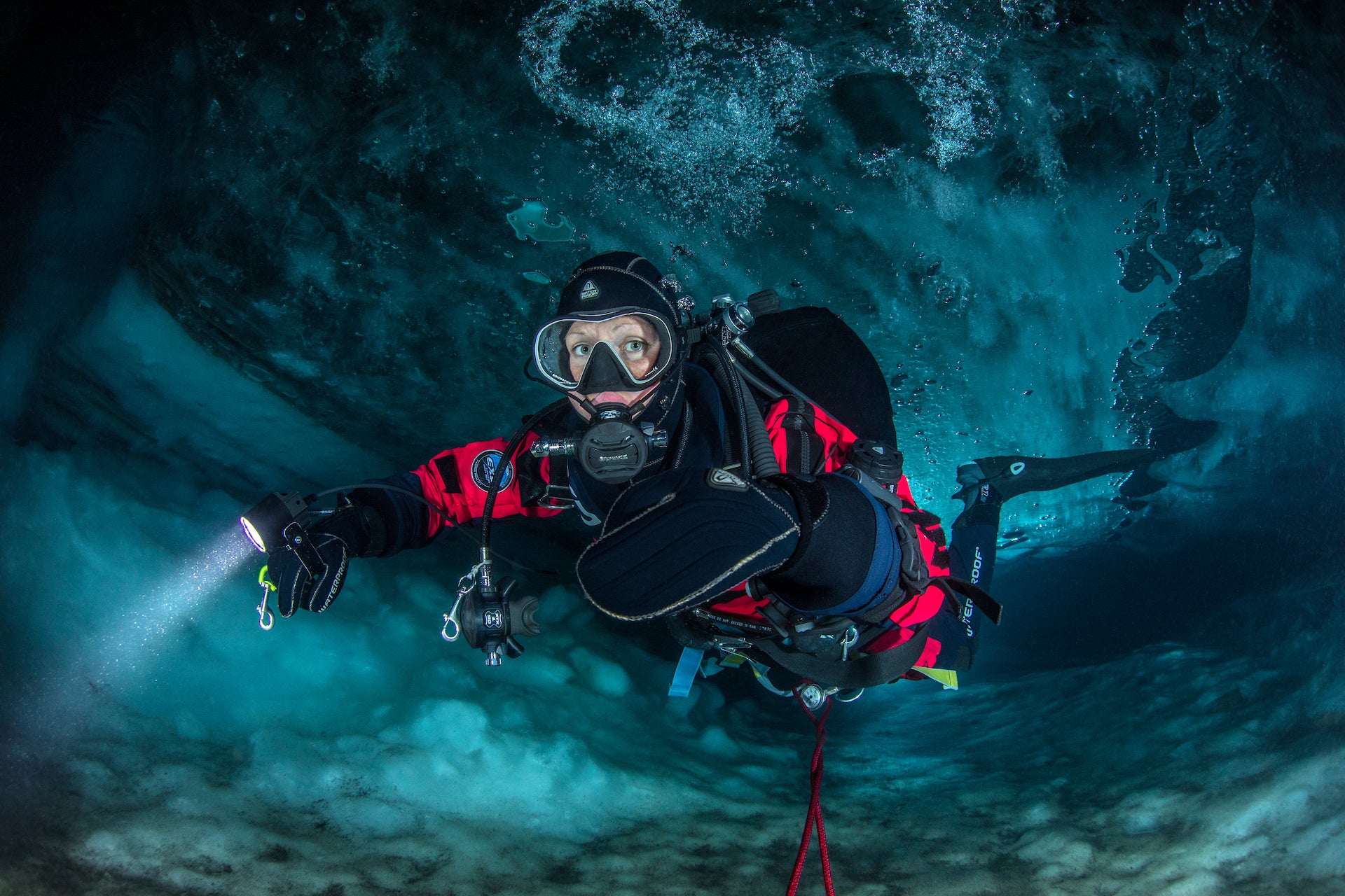 Diving Underneath Glaciers in Flooded Ice Caves - Shearwater Research